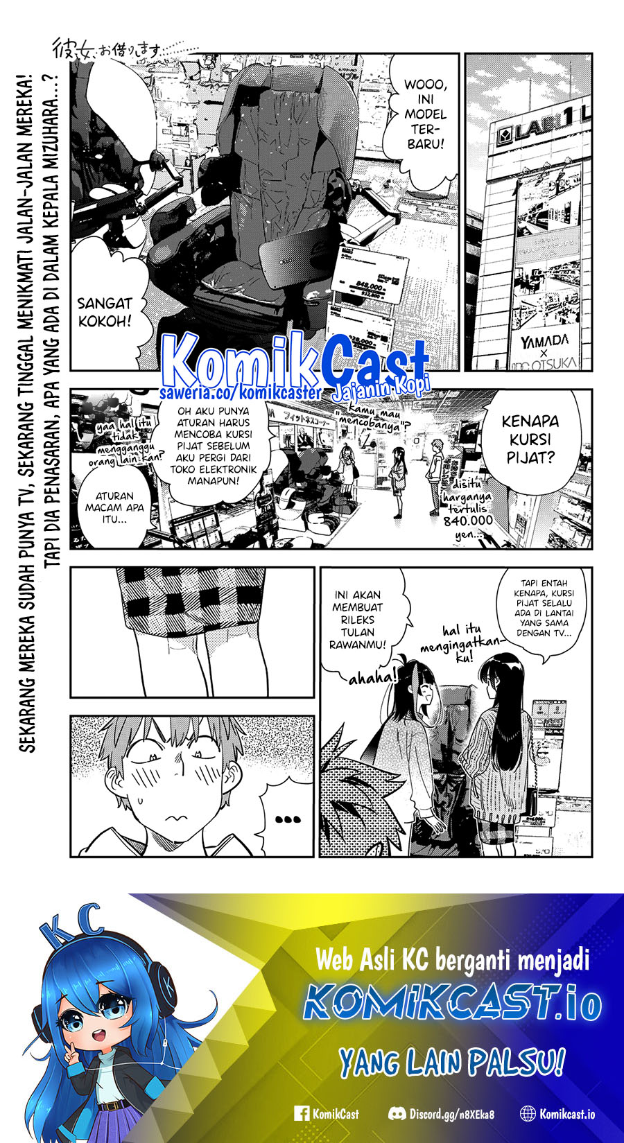 Baca Manga Kanojo Okarishimasu Chapter 279 Gambar 2