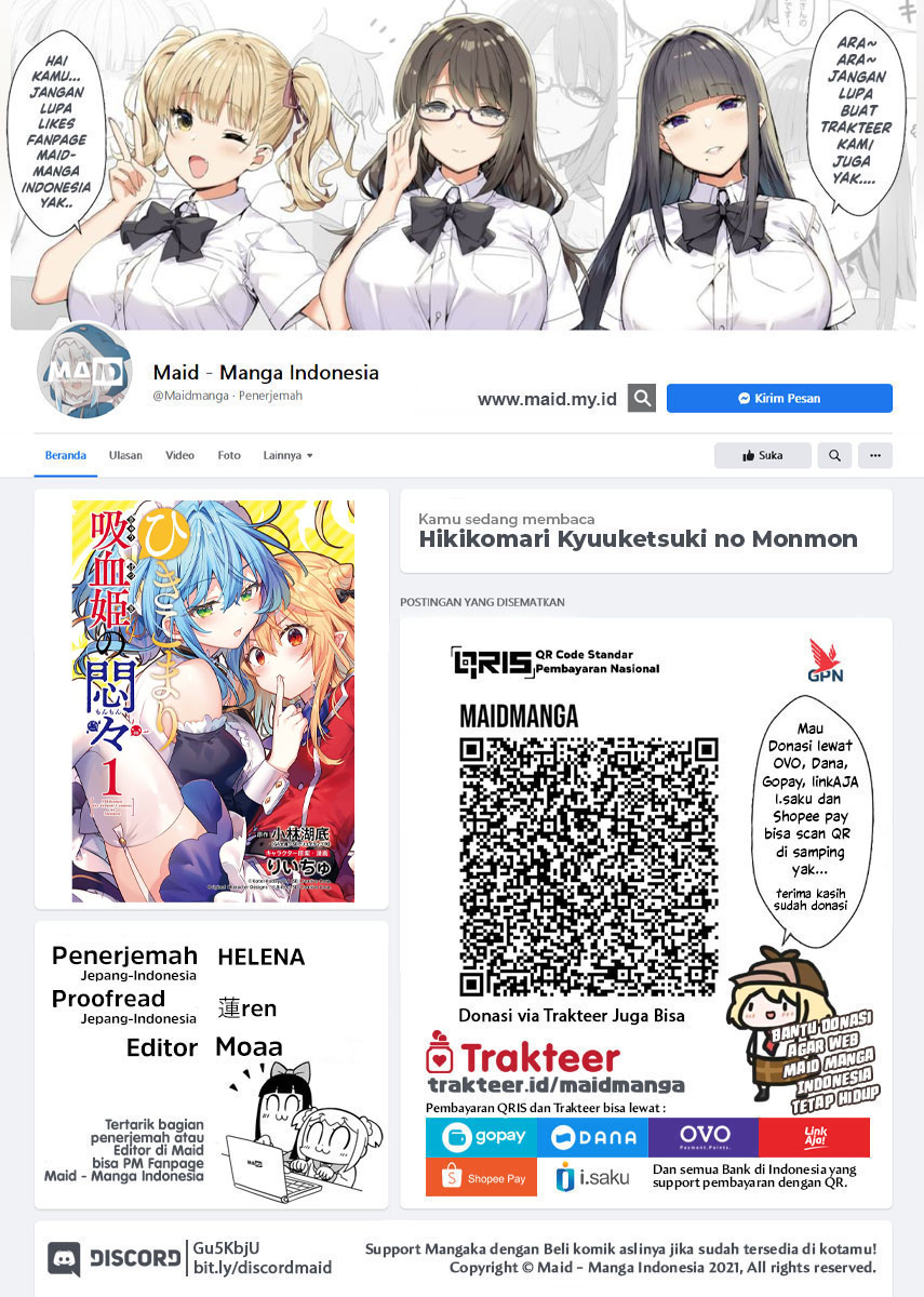 Baca Manga Hikikomari Kyuuketsuki no Monmon Chapter 10 Gambar 2