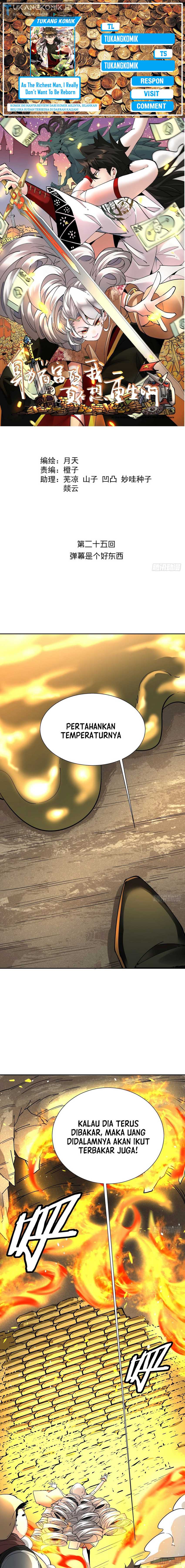 Baca Komik As The Richest Man, I Really Don’t Want To Be Reborn Chapter 25 Gambar 1