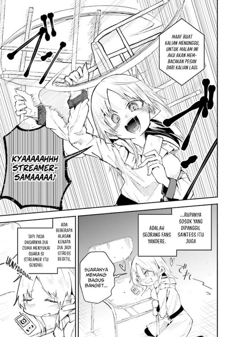 Isekai de Haishin Katsudou wo Shitara Tairyou no Yandere Shinja wo Umidashite Shimatta Ken Chapter 4 Gambar 14