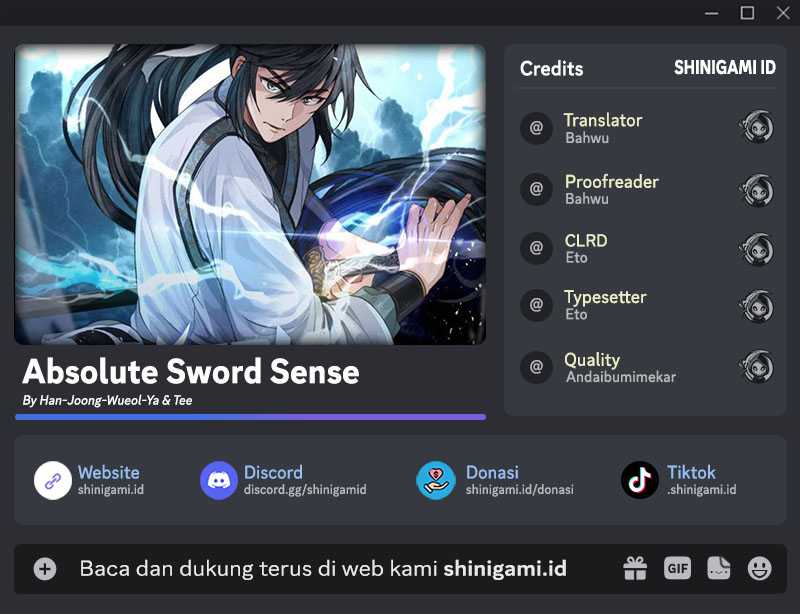 Baca Komik Absolute Sword Sense Chapter 33 Gambar 1