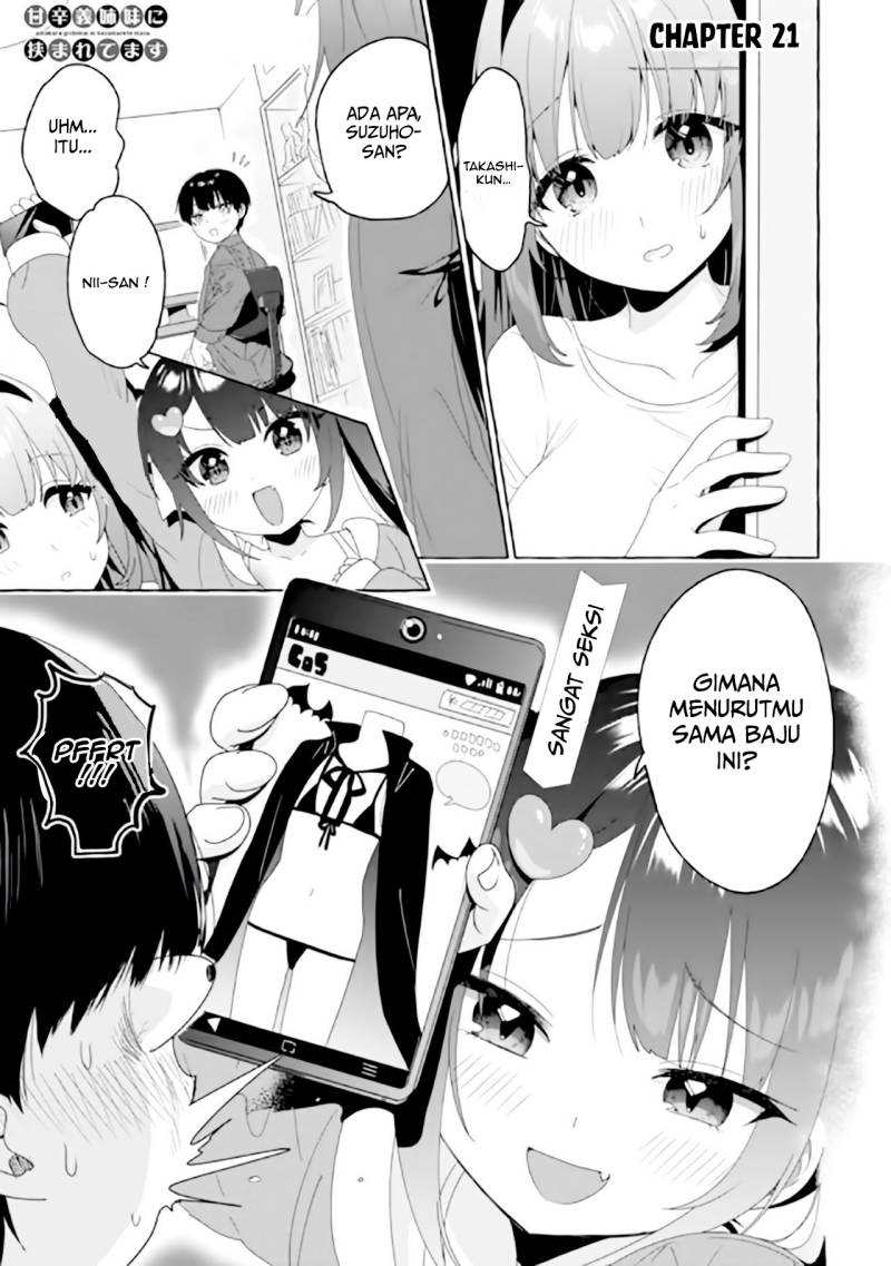 Baca Manga I’m Sandwiched Between Sweet and Spicy Sister-in-Law Chapter 21 Gambar 2