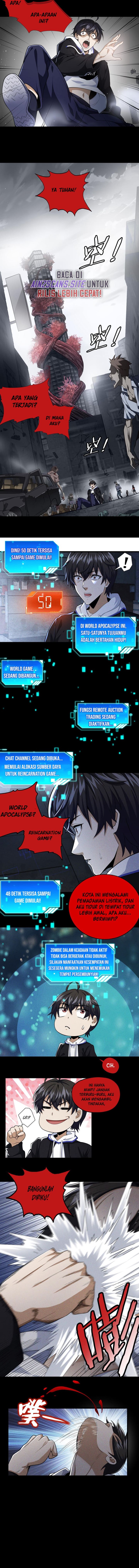 Baca Manhua Surviving in the Apocalypse: I Can See Hidden Clues Chapter 1 Gambar 2