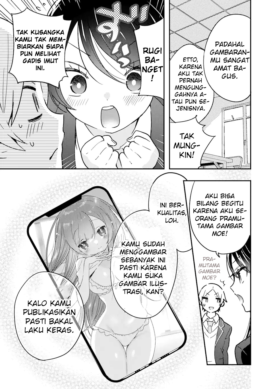 Gakuen 1 no Bishoujo wa x x Eshi no Ore ni Horeteiru!? Chapter 1.2 Gambar 11