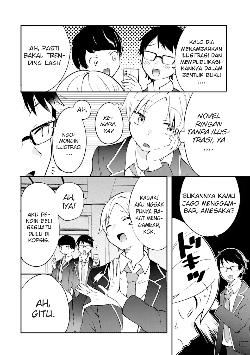 Gakuen 1 no Bishoujo wa x x Eshi no Ore ni Horeteiru!? Chapter 1.1 Gambar 9