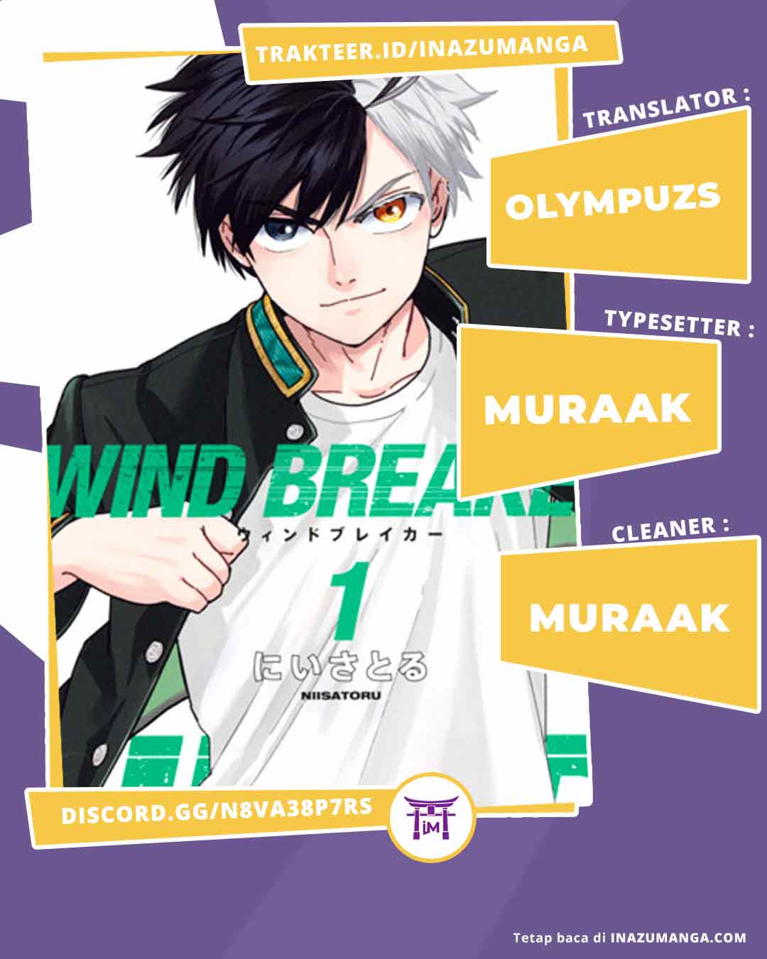 Baca Komik Wind Breaker (NII Satoru) Chapter 12 Gambar 1