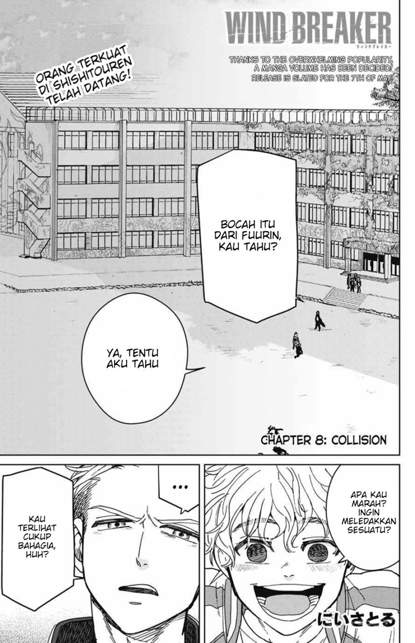 Baca Manga Wind Breaker (NII Satoru) Chapter 8 Gambar 2