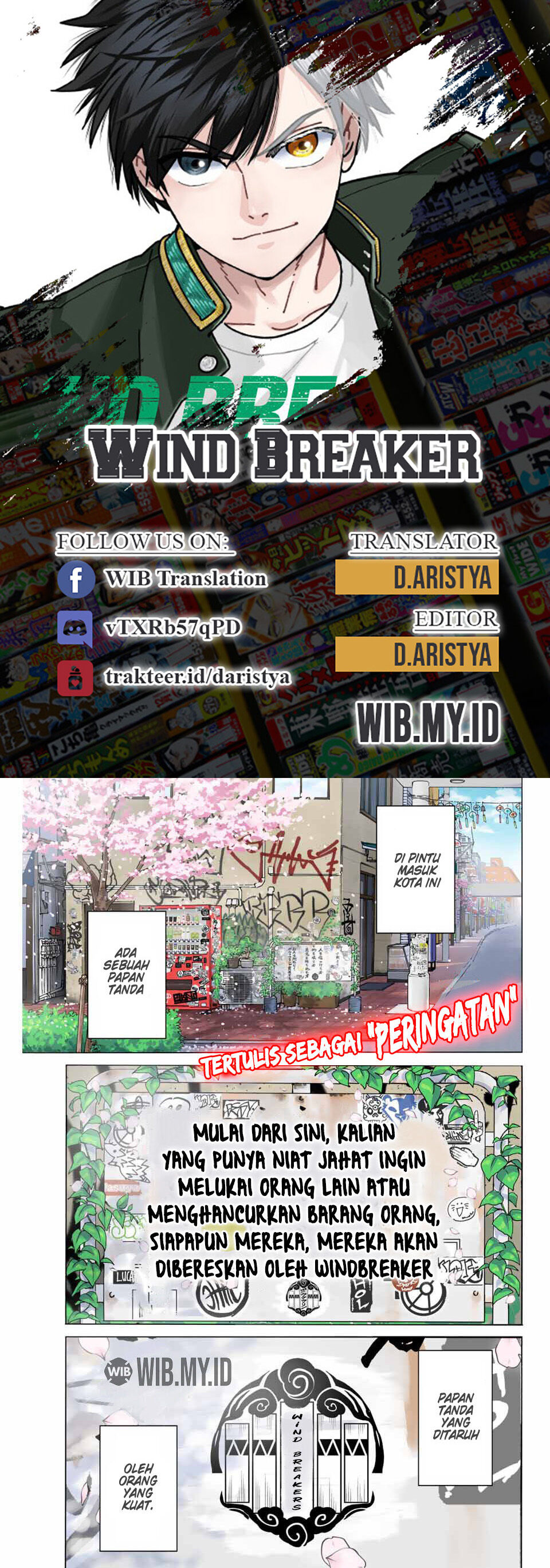 Baca Komik Wind Breaker (NII Satoru) Chapter 1.1 Gambar 1