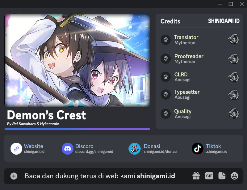 Baca Komik Demons’ Crest Chapter 28 Gambar 1