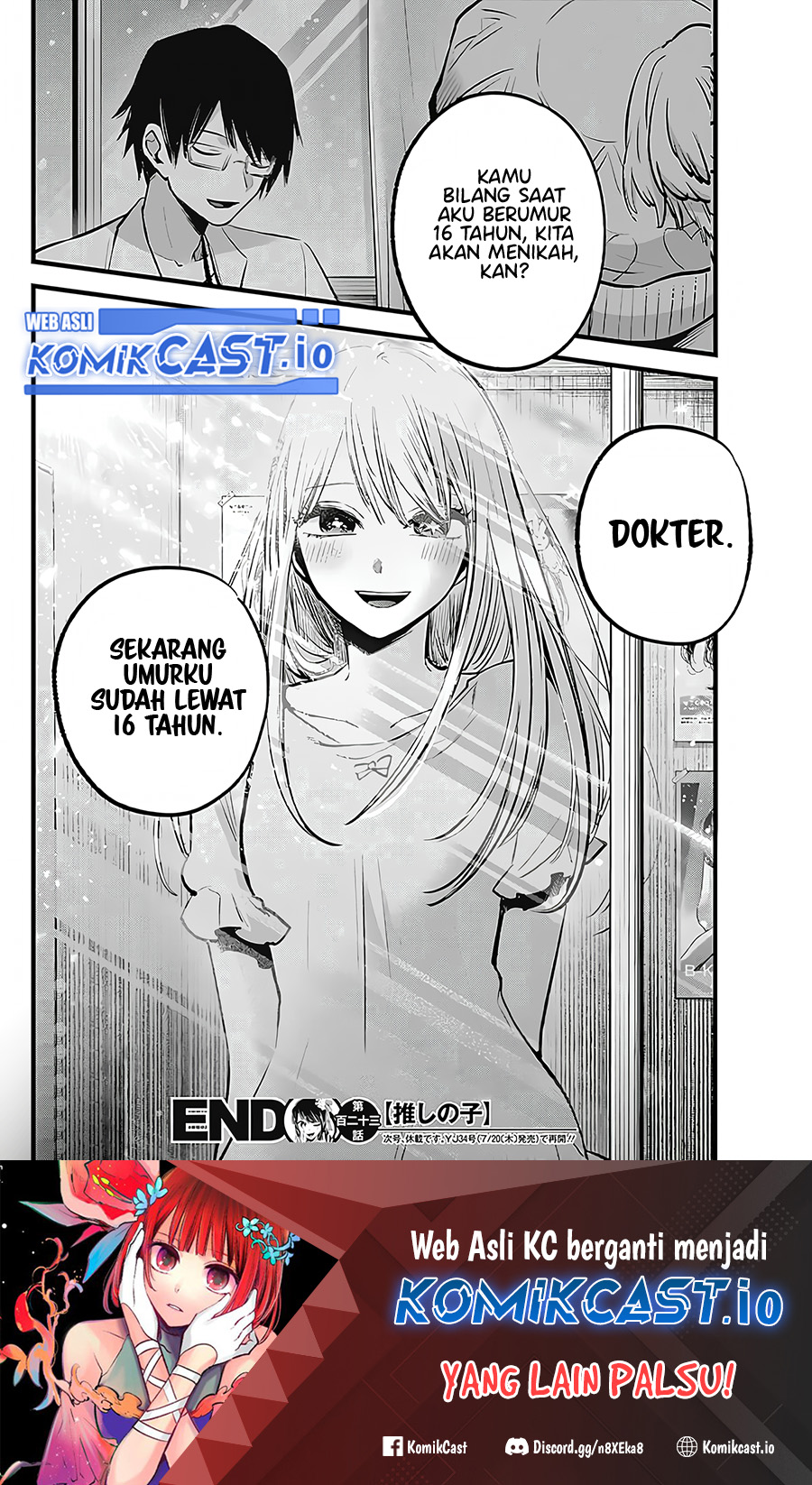 Oshi no Ko Chapter 123 Gambar 19