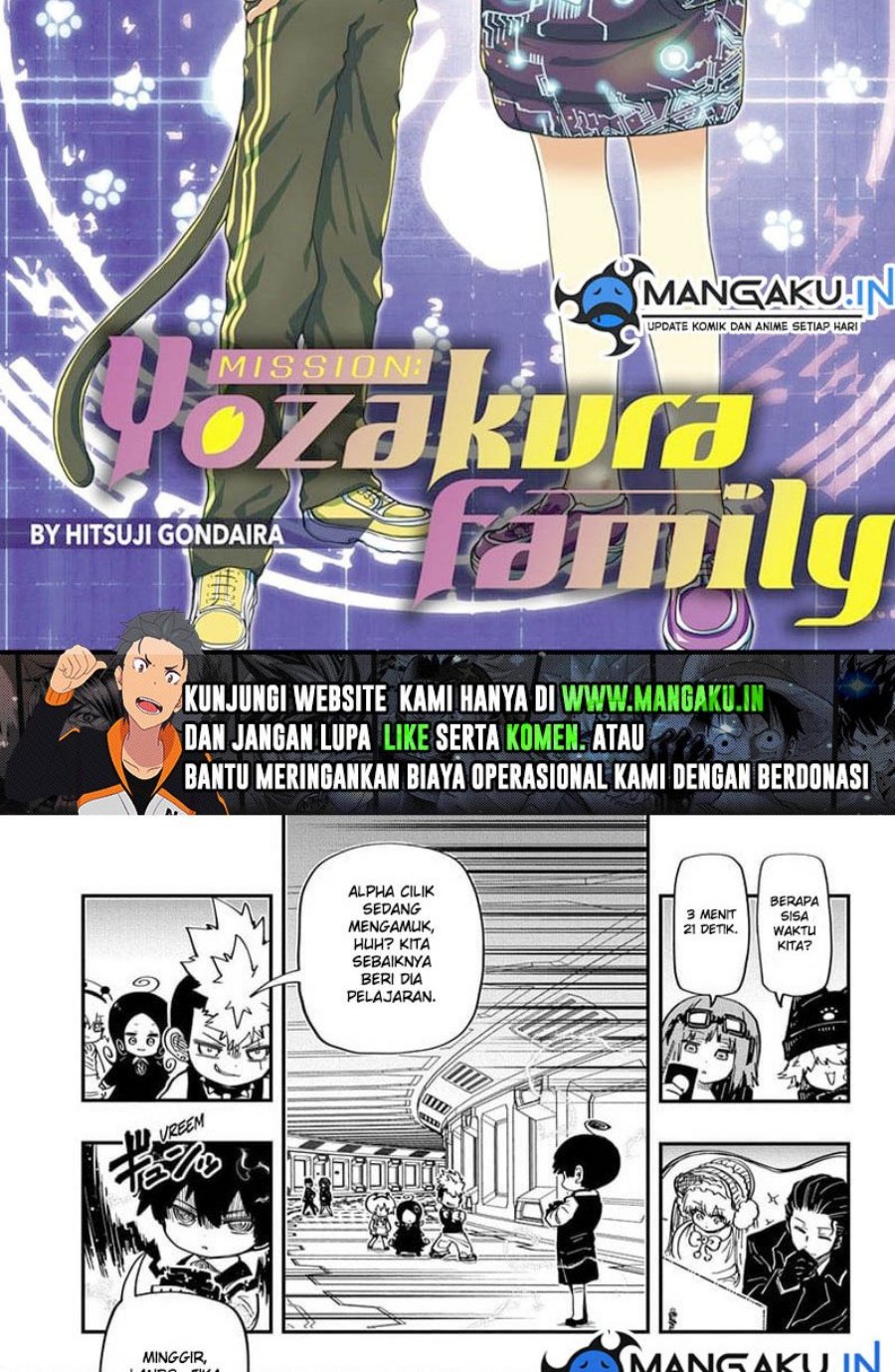 Baca Manga Mission: Yozakura Family Chapter 184 Gambar 2