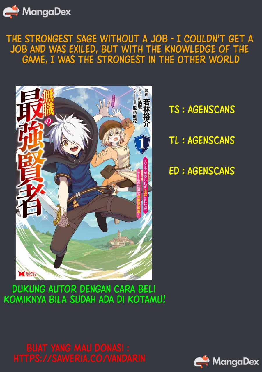 Baca Komik The Strongest Sage Without a Job – I Couldn’t Get a Job and Was Exiled, but With the Knowledge of the Game, I Was the Strongest in the Other World Chapter 8 Gambar 1