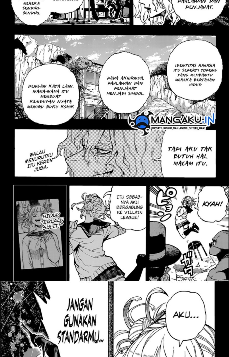 Boku no Hero Academia Chapter 393 Gambar 3