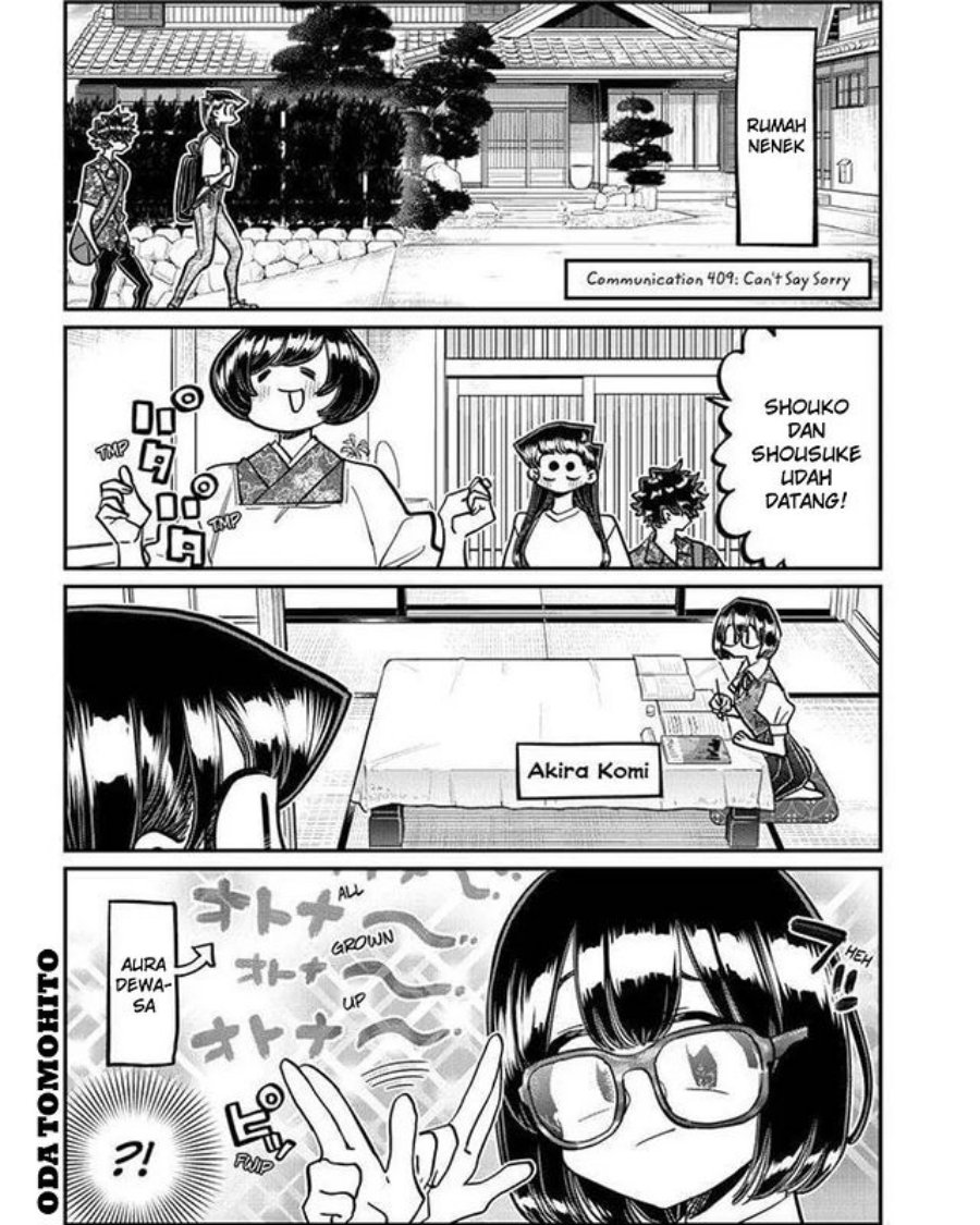 Baca Komik Komi-san wa Komyushou Desu Chapter 409 Gambar 1