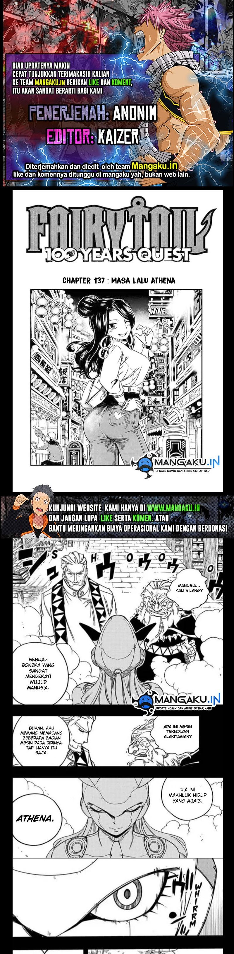 Baca Komik Fairy Tail: 100 Years Quest Chapter 137 Gambar 1