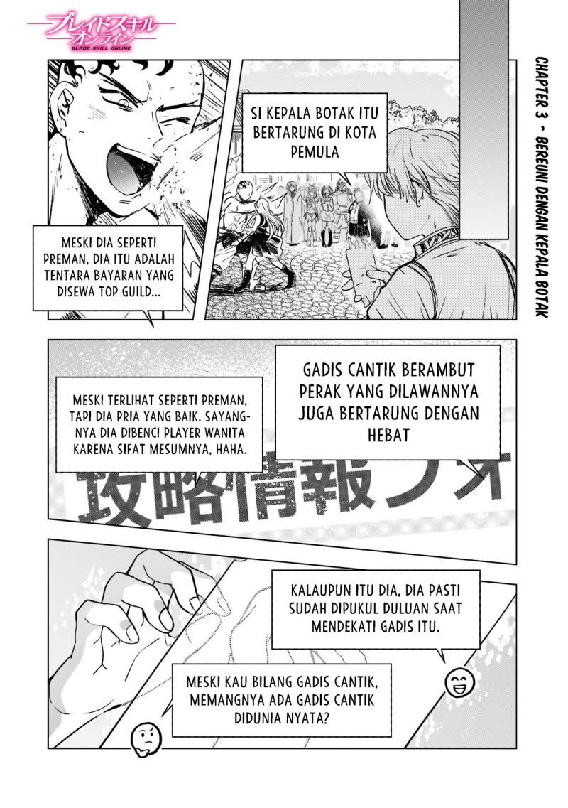 Blade Skill Online: Gomi Shokugyou de Saijaku Bukide Kuso Status no Ore, Itsunomanika “Last Boss” ni Nariagarimasu! Chapter 3 Gambar 3