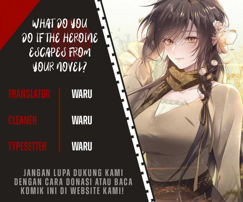 Baca Komik What Do You Do If the Heroine Escapes From Your Novel Chapter 3 Gambar 1