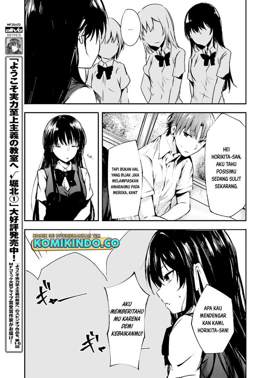 Youkoso Jitsuryoku Shijou Shugi no Kyoushitsu e √Horikita Chapter 8 Gambar 12