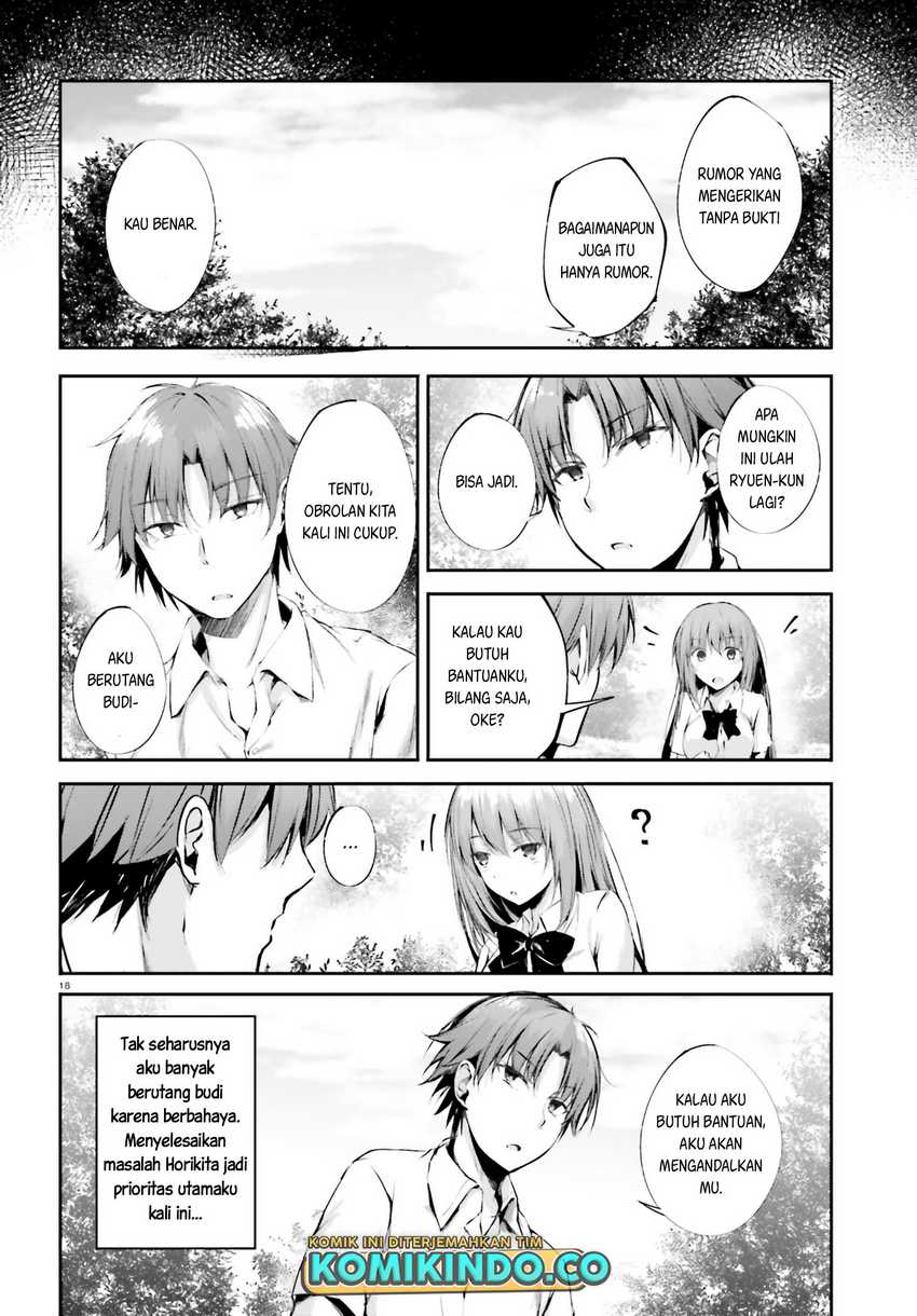 Youkoso Jitsuryoku Shijou Shugi no Kyoushitsu e √Horikita Chapter 7 Gambar 19