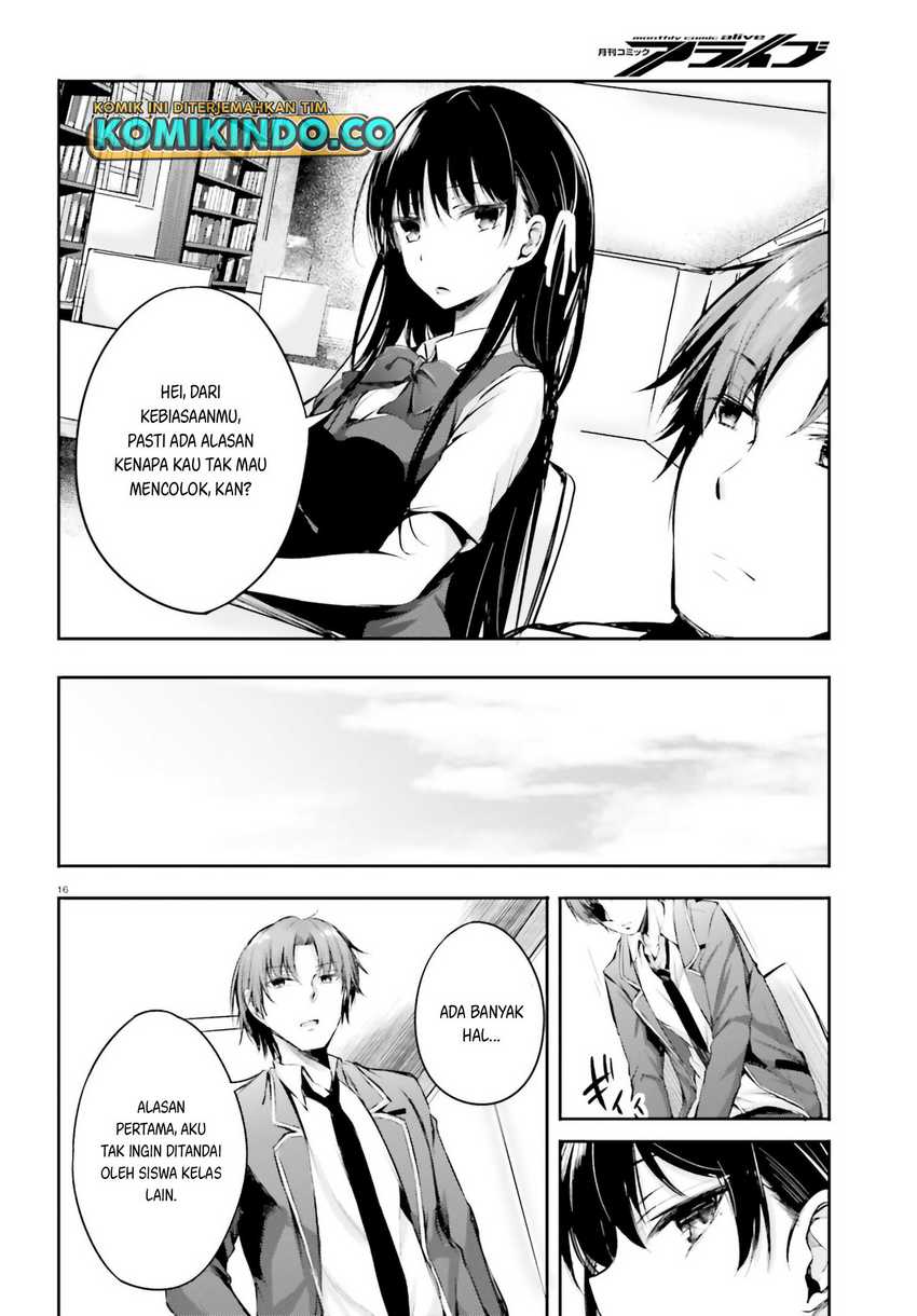 Youkoso Jitsuryoku Shijou Shugi no Kyoushitsu e √Horikita Chapter 6 Gambar 18