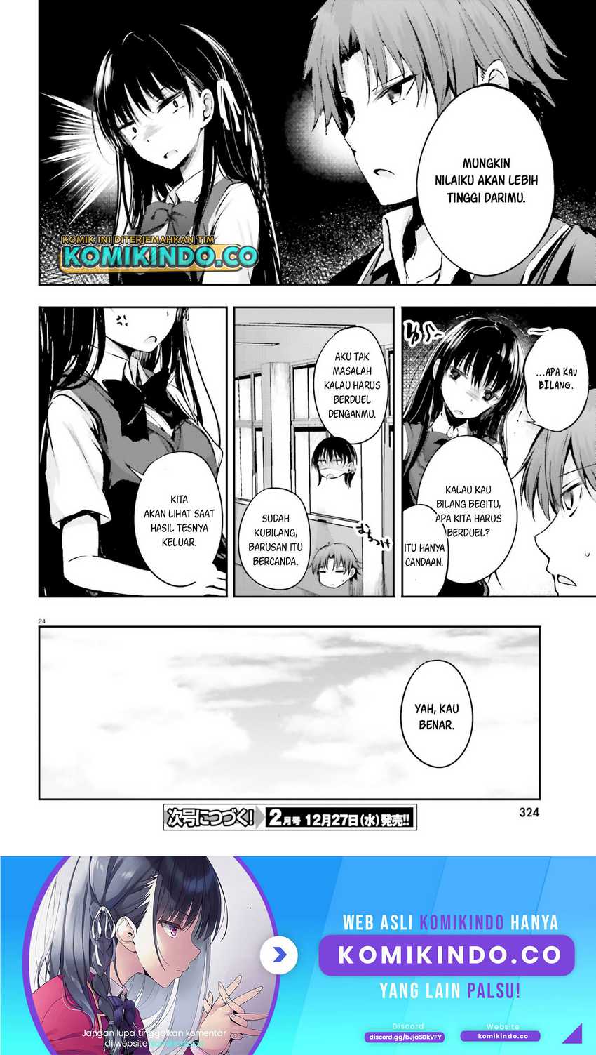 Youkoso Jitsuryoku Shijou Shugi no Kyoushitsu e √Horikita Chapter 6 Gambar 26