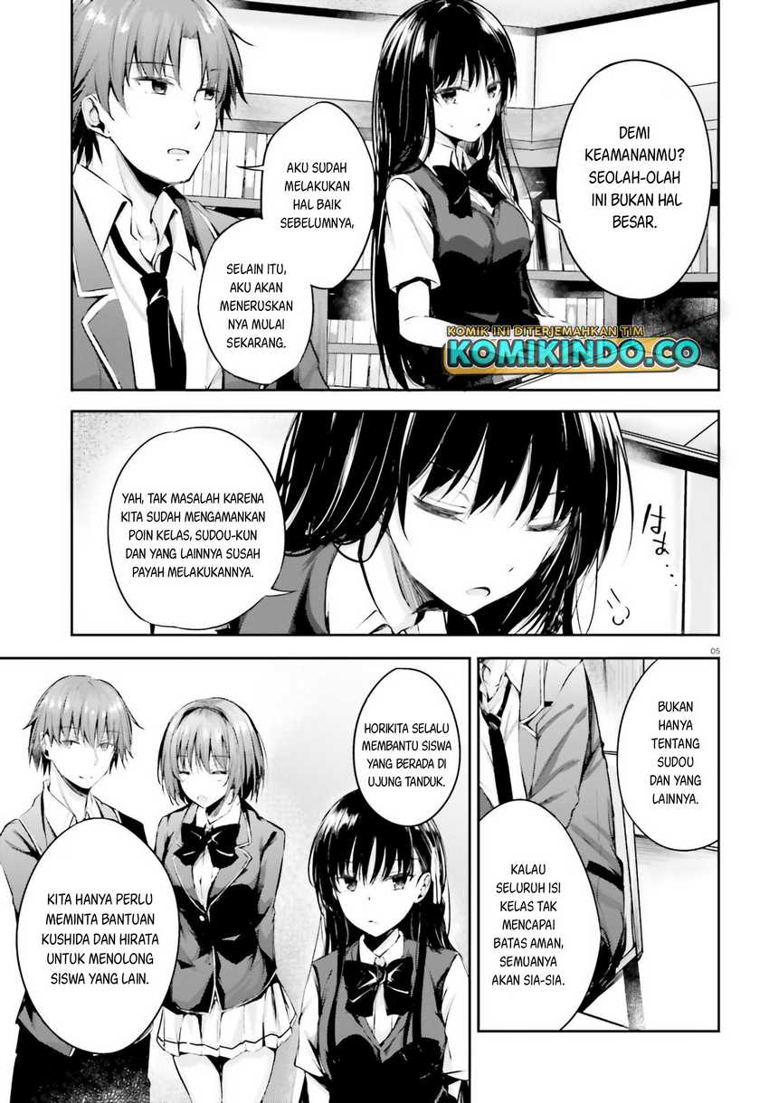 Youkoso Jitsuryoku Shijou Shugi no Kyoushitsu e √Horikita Chapter 6 Gambar 7