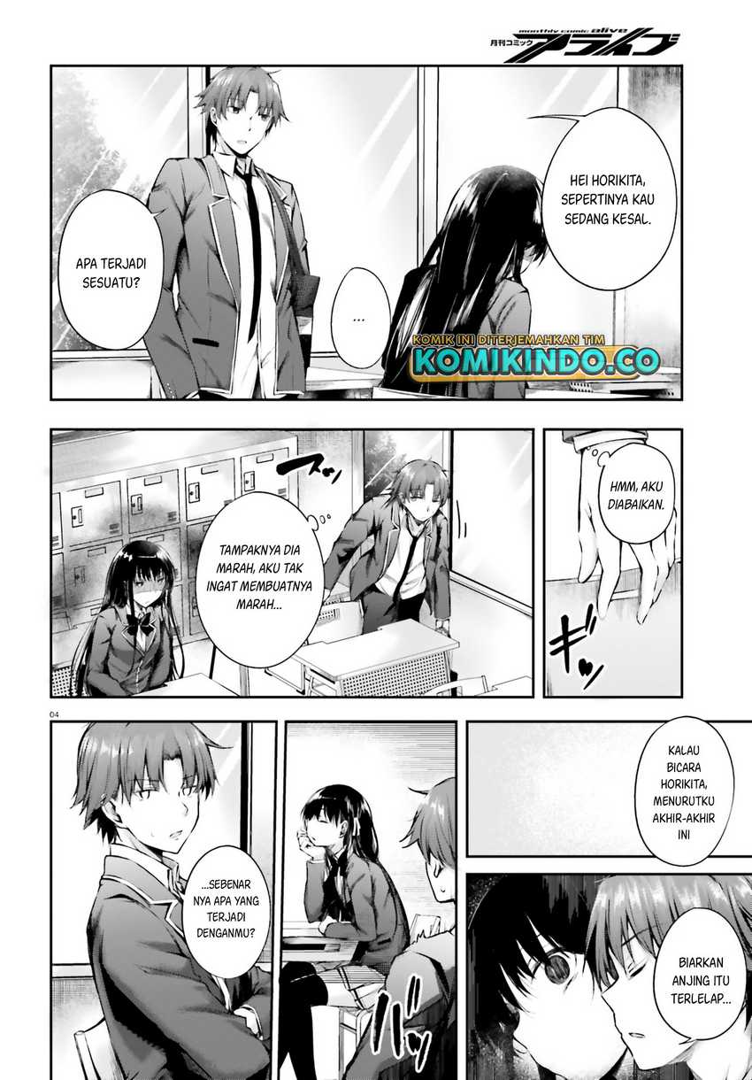 Youkoso Jitsuryoku Shijou Shugi no Kyoushitsu e √Horikita Chapter 5 Gambar 5