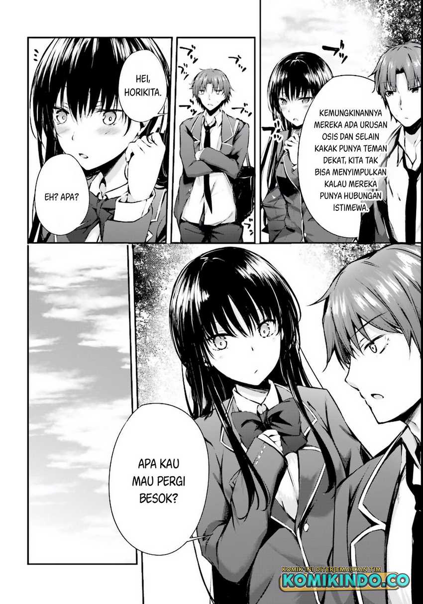 Youkoso Jitsuryoku Shijou Shugi no Kyoushitsu e √Horikita Chapter 4 Gambar 13