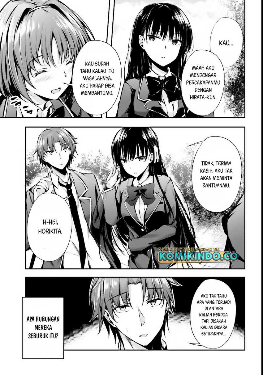 Youkoso Jitsuryoku Shijou Shugi no Kyoushitsu e √Horikita Chapter 3 Gambar 26