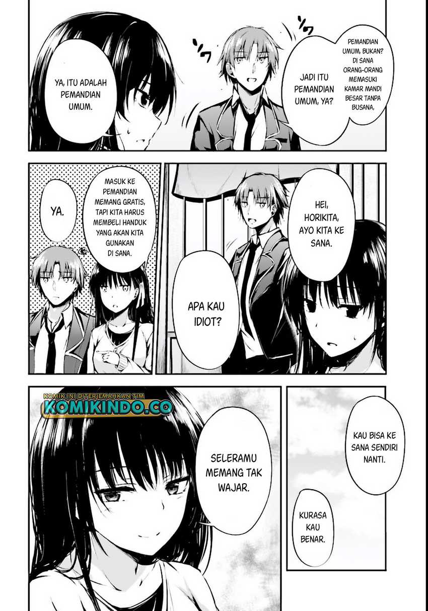 Youkoso Jitsuryoku Shijou Shugi no Kyoushitsu e √Horikita Chapter 1 Gambar 22