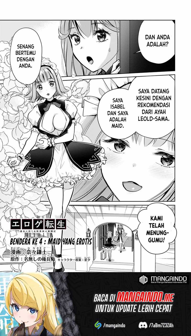 Baca Manga Eroge Tensei Unmei ni Aragau Kane Buta Kizoku no Funtouki Chapter 4 Gambar 2