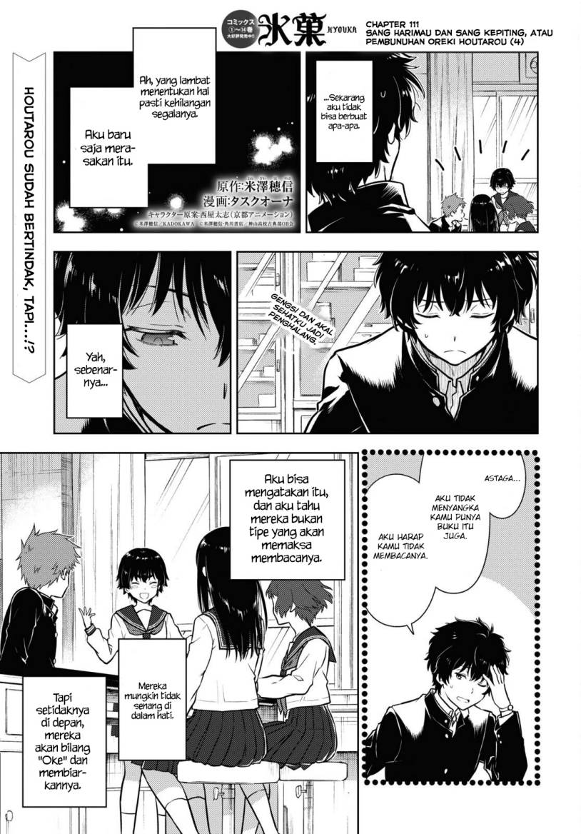 Baca Manga Hyouka Chapter 111 Gambar 2