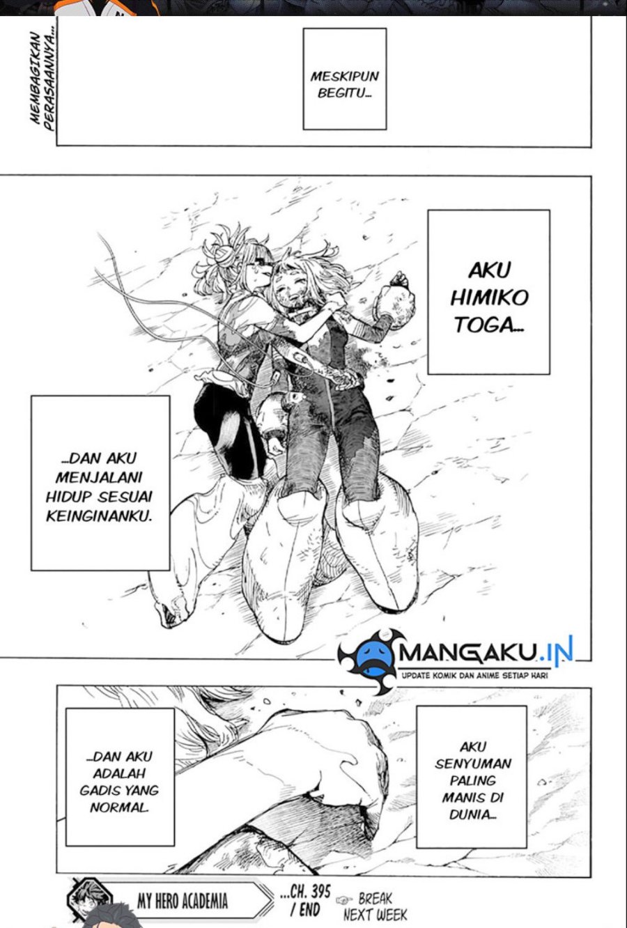 Boku no Hero Academia Chapter 395 Gambar 14