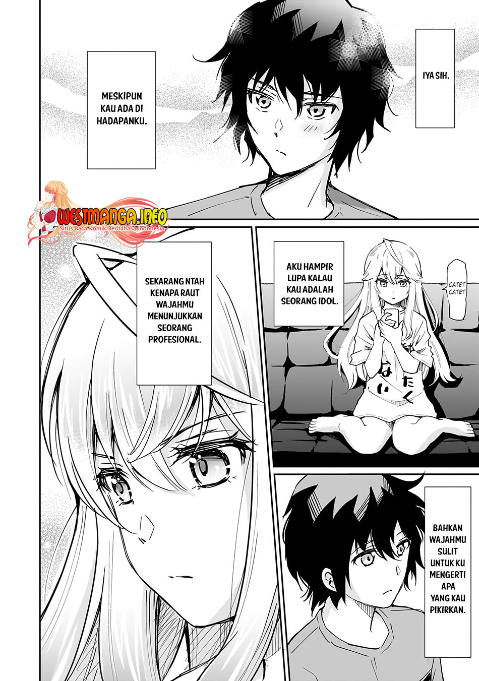 Isshou Hatarakitakunai Ore ga Classmate no Daininki Idol ni Natsukaretara Chapter 5 Gambar 10