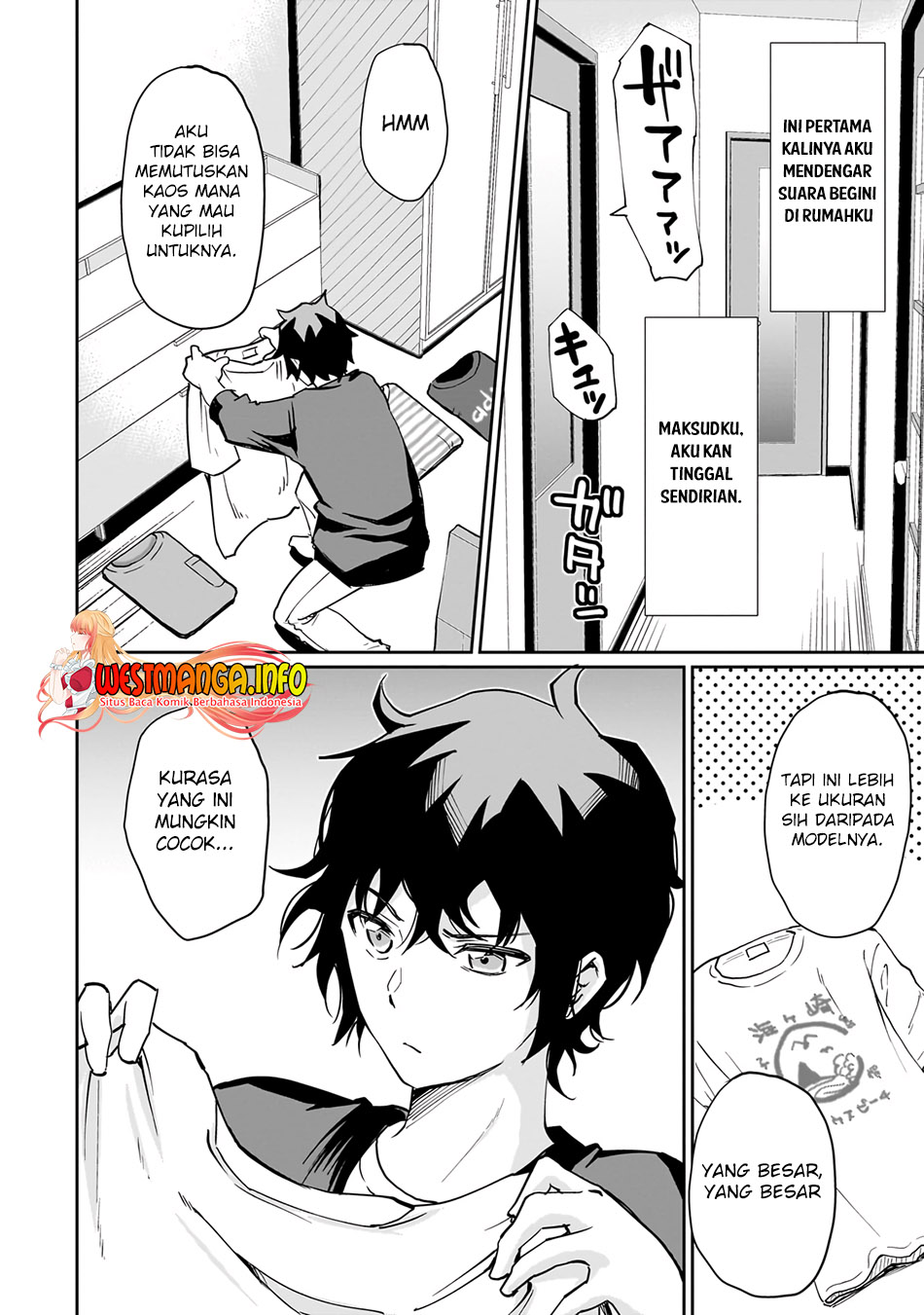 Isshou Hatarakitakunai Ore ga Classmate no Daininki Idol ni Natsukaretara Chapter 4.2 Gambar 12