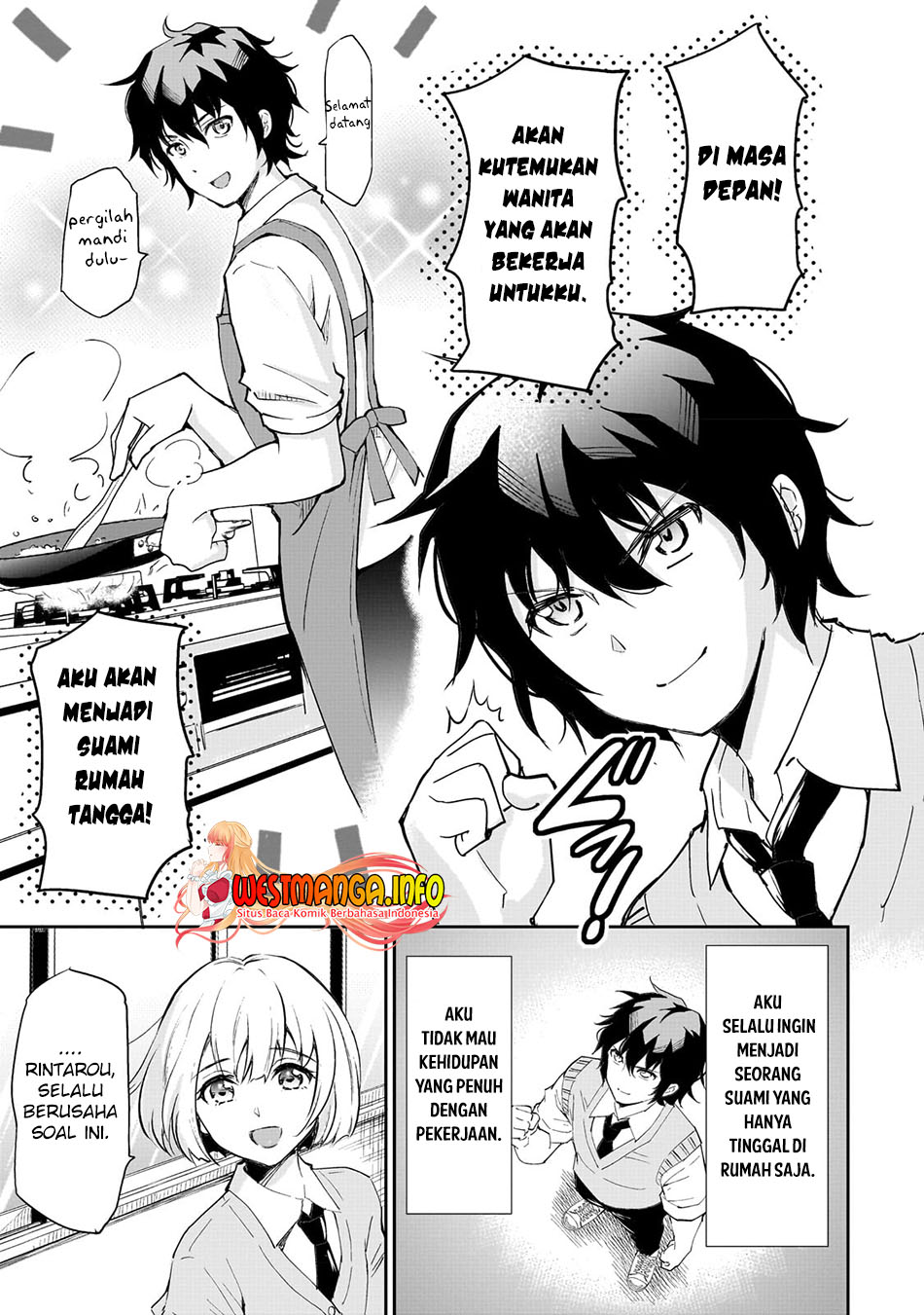 Isshou Hatarakitakunai Ore ga Classmate no Daininki Idol ni Natsukaretara Chapter 1 Gambar 12