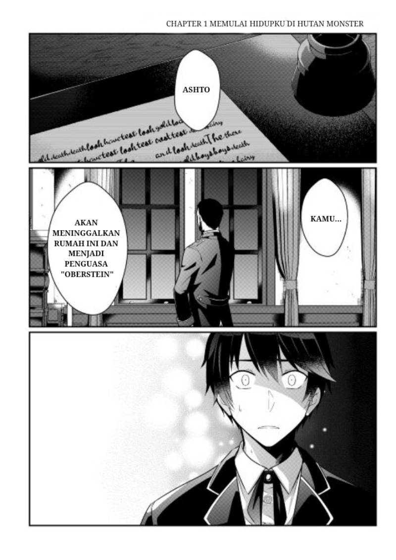 Baca Komik Daijizen no Mahoutsukai Ashuto, Sutareta Ryouchi de Slow Life Chapter 1 Gambar 1