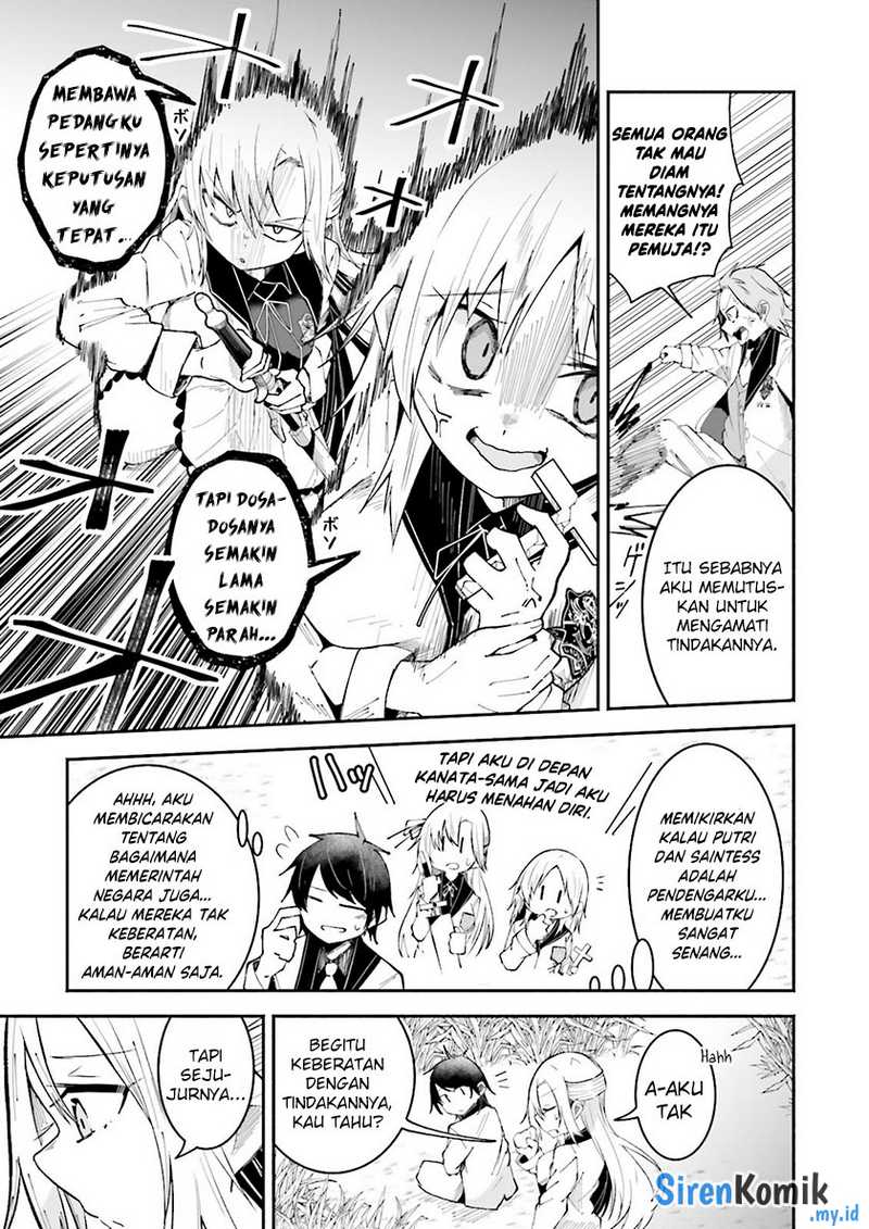 Isekai de Haishin Katsudou wo Shitara Tairyou no Yandere Shinja wo Umidashite Shimatta Ken Chapter 11 Gambar 12