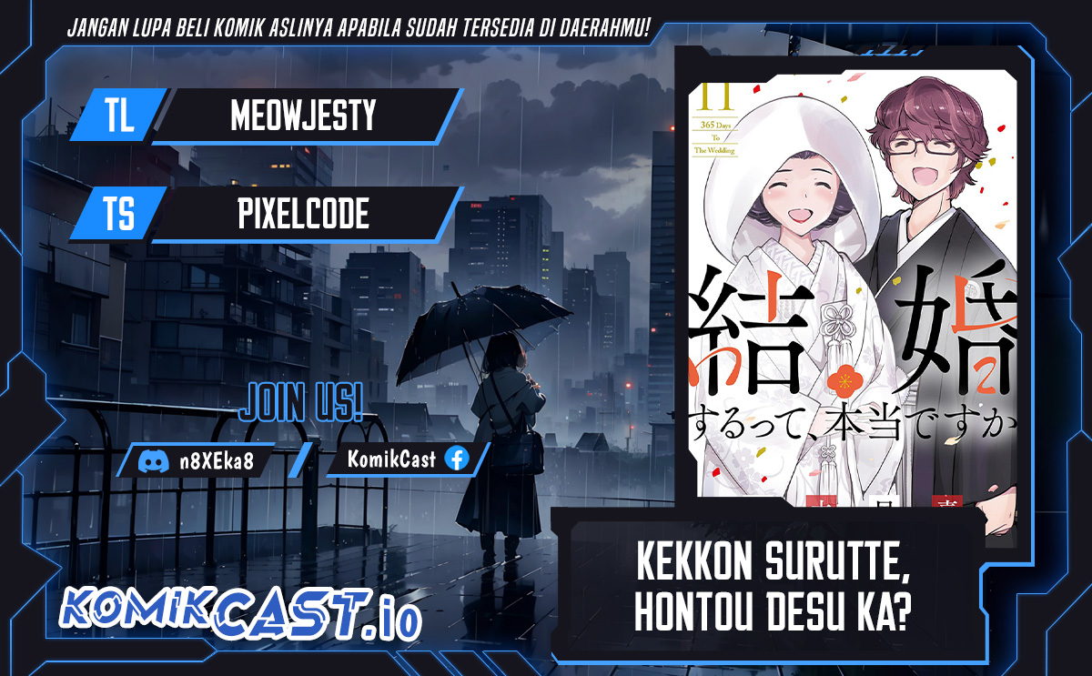 Baca Komik Kekkon Surutte, Hontou Desu Ka? Chapter 110.5 Gambar 1