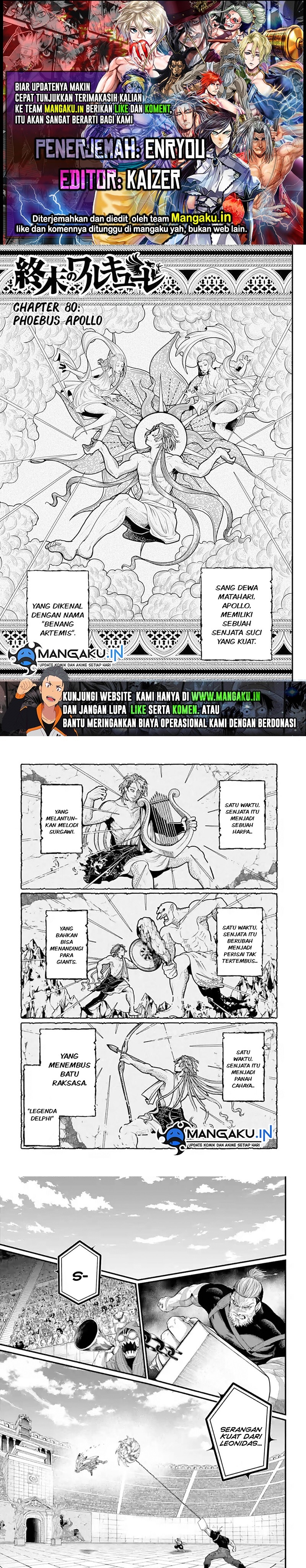 Baca Komik Shuumatsu no Valkyrie Chapter 80.1 Gambar 1