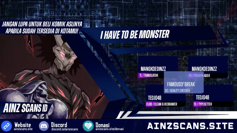 Baca Komik I Have to Be a Monster Chapter 36 Gambar 1