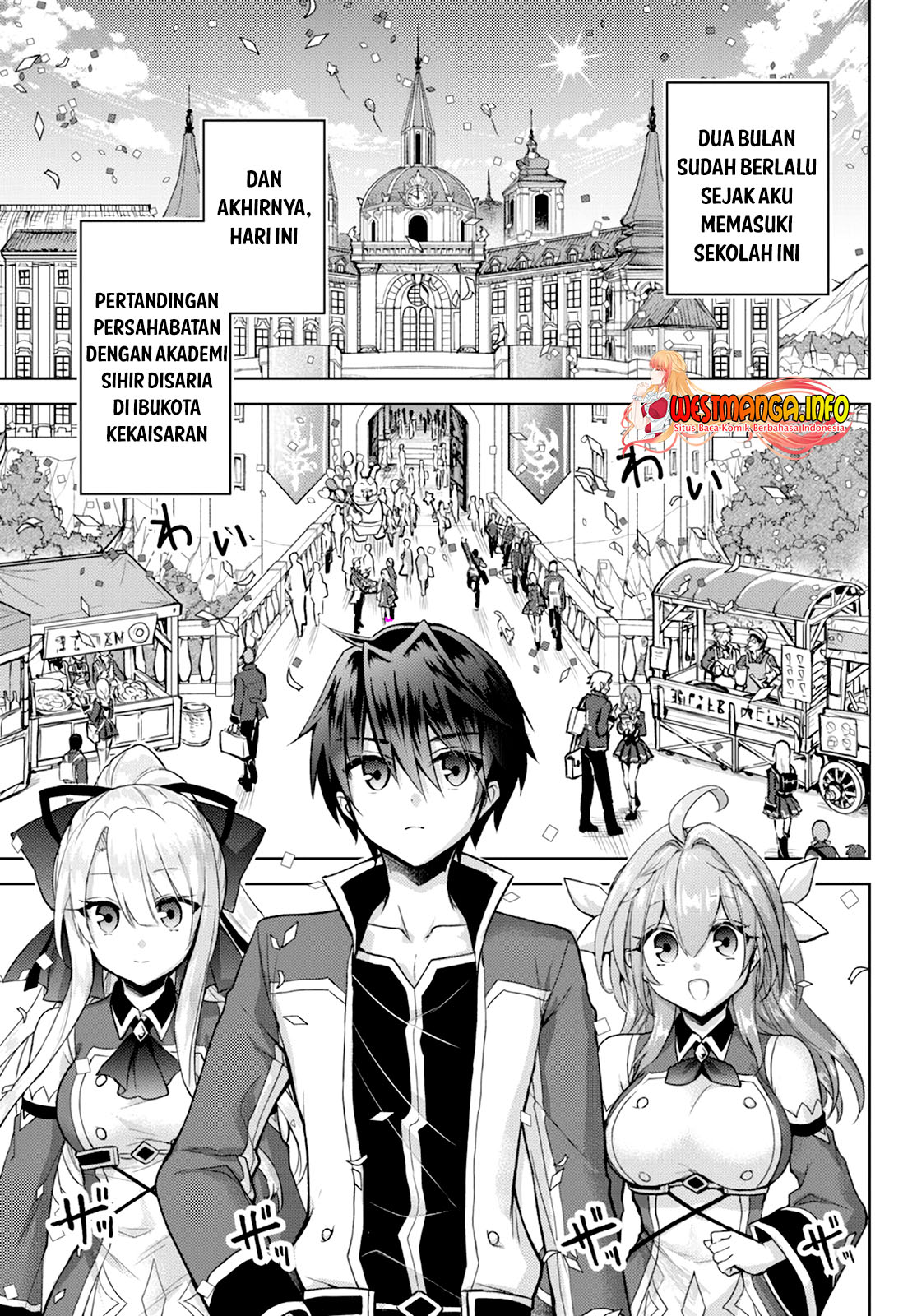 Baca Manga Nishuume Cheat no Tensei Madoushi 〜Saikyou ga 1000-nengo ni Tensei Shitara, Jinsei Yoyū Sugimashita〜 Chapter 10.1 Bahasa Inonesia Gambar 2