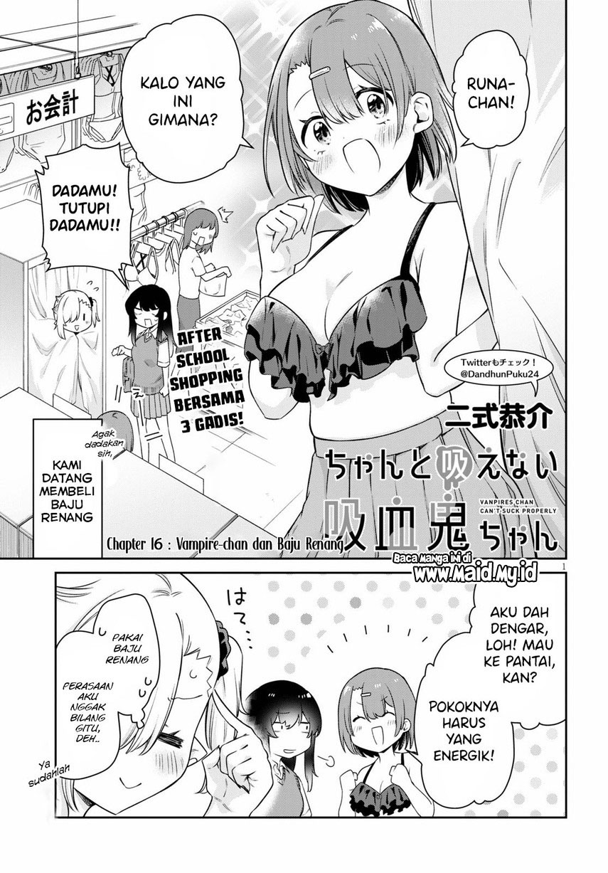 Chanto Suenai Kyuuketsuki-chan Chapter 16 Gambar 3