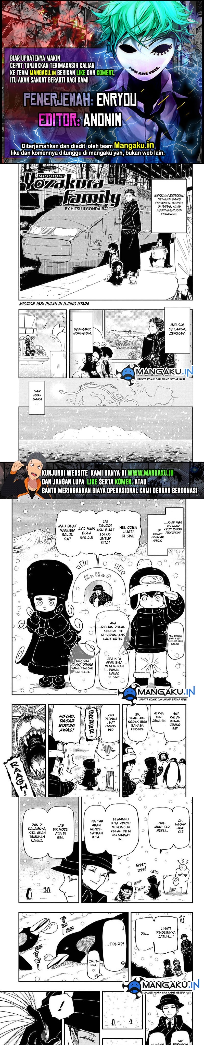 Baca Komik Mission: Yozakura Family Chapter 188 Gambar 1