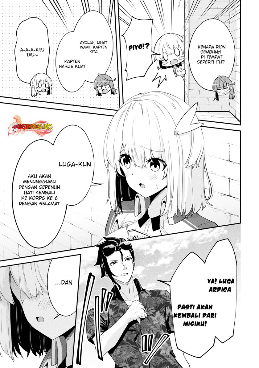 Seikishi ni Natta kedo Danchou no Oppai ga Sugosugite Kokoro ga Kiyomerarenai Chapter 19.1 Gambar 5