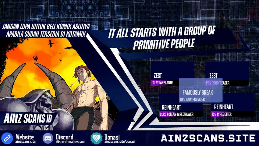 Baca Komik It All Starts With A Group Of Primitive People Chapter 20 Gambar 1