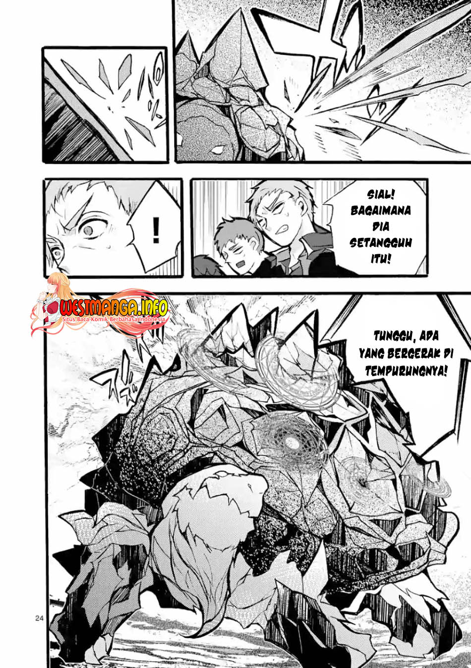 Saikyo Shoku <Ryukishi> Kara Shokyu Shoku <Hakobiya> Ni Nattano Ni, Naze Ka Yushatachi Kara Tayoraretemasu Chapter 25 Edit | | Trash | View | Clear Cache Gambar 26