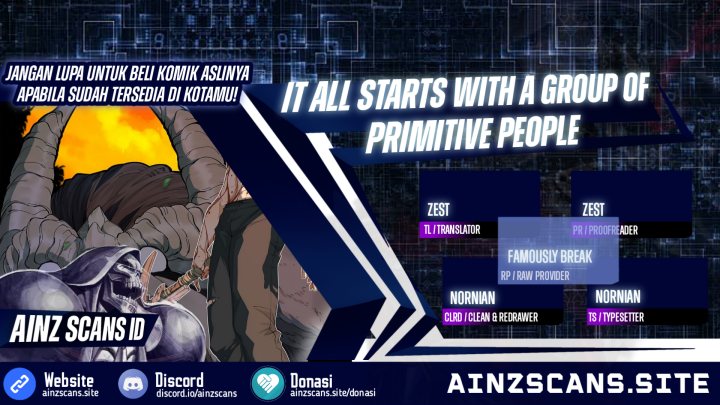 Baca Komik It All Starts With A Group Of Primitive People Chapter 24 Gambar 1