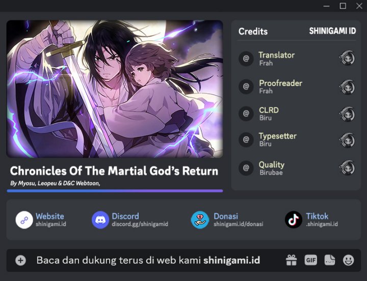 Baca Komik Chronicles Of The Martial God’s Chapter 62 Gambar 1