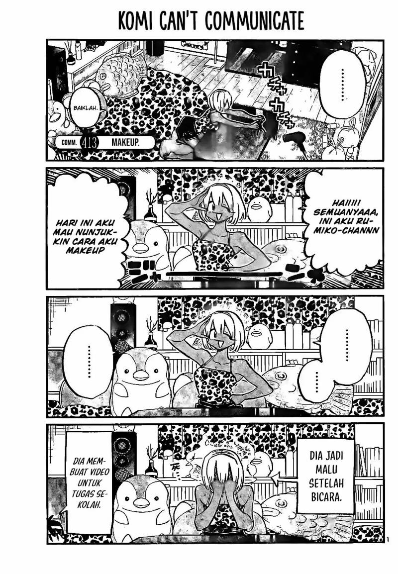 Baca Manga Komi-san wa Komyushou Desu Chapter 413 Gambar 2